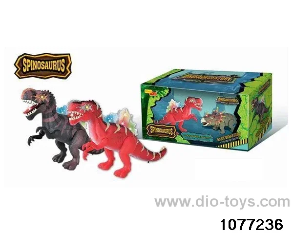Electric Spinosaurus in color box
