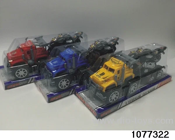 Inertia vehicle towing 2 motorbikes in PVC cover