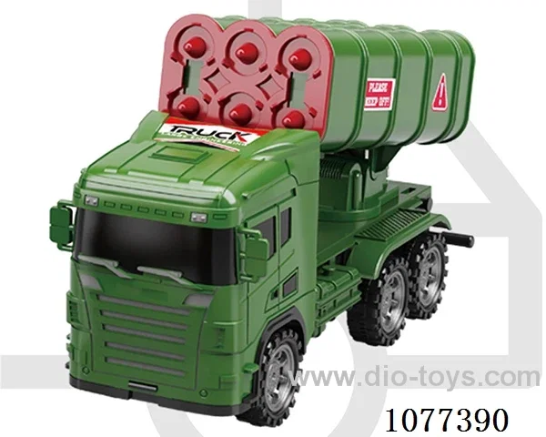 Inertial military missile vehicle