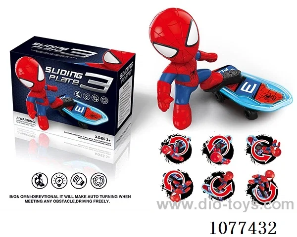 B/O stunt Spider-Man skateboard