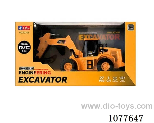 6ch rc excavator included battery