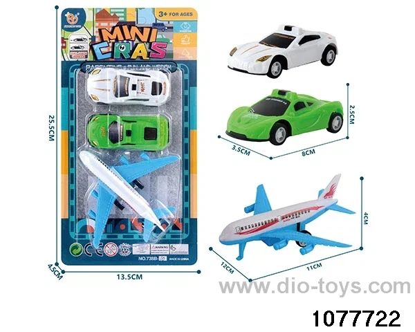 pull back Aircraft Racing Series in Blister card