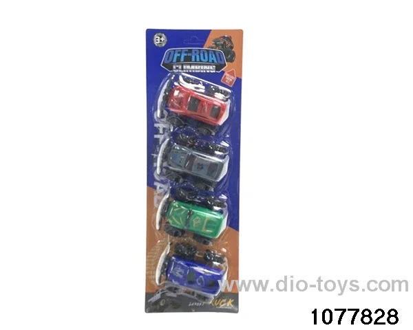 4pcs pull back car in Blister card