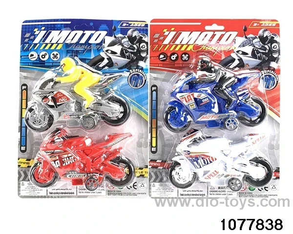 2pcs pull back motorbikes in Blister card