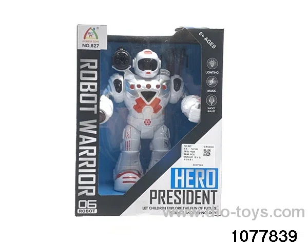 electric robot in display box