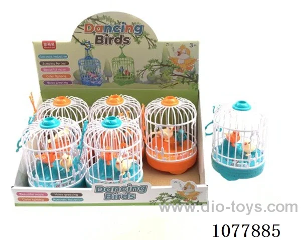 Voice controlled bird cage for two birds W L/M