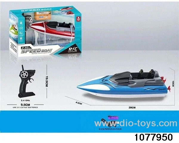1:16 RC speedboat (2.4G package) in window box