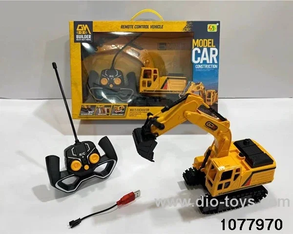 5ch RC Construction Vehicle (Electricity Included) in window box