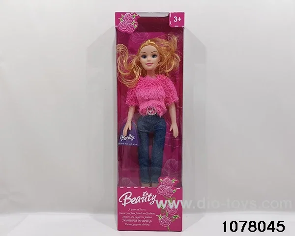 18 inch Barbie in window box