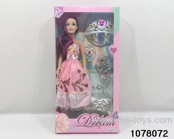 18 inch barbie with ic in window box