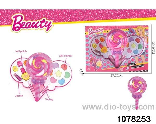 cosmetic products in window box