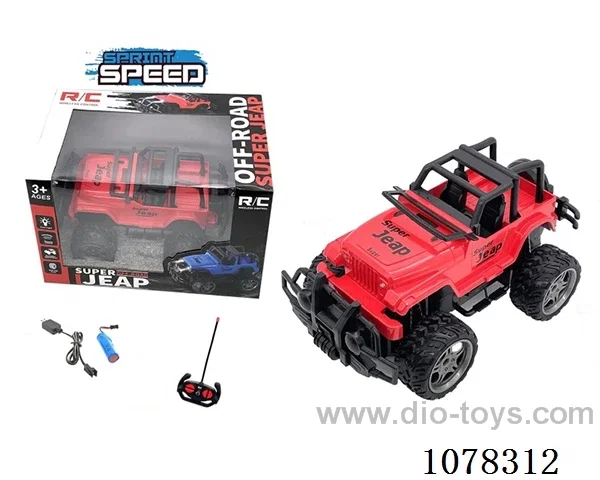 1:18 4ch rc car included battery
