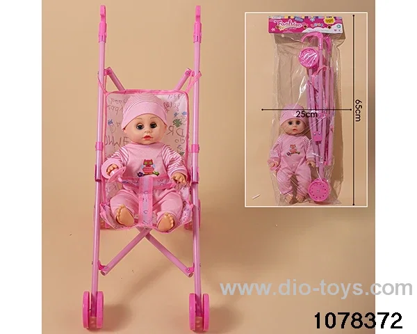 16 inch doll set in PP bag with header