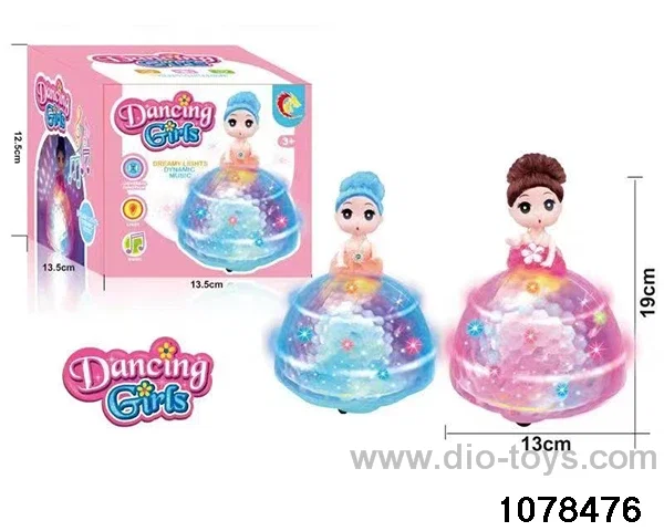 Lighted Electric Universal Barbie in color box
