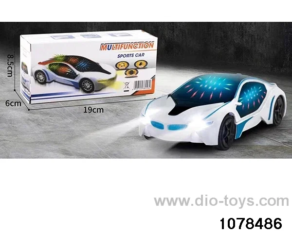 Universal 3D Lighted Musical Car in color box