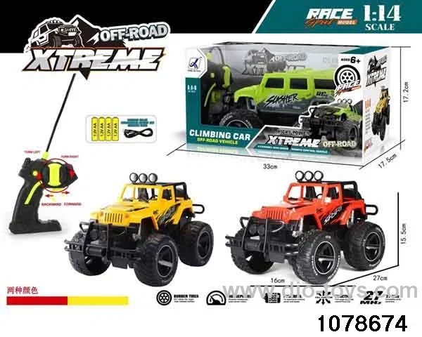 4ch RC car with headlight in window box