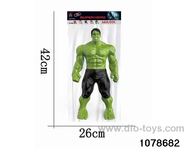 43CM Hulk with lights in PP bag with header
