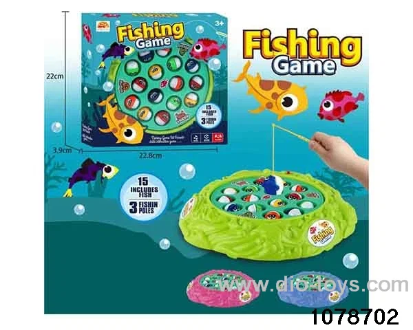 Electric fishing disc (with music) in window box