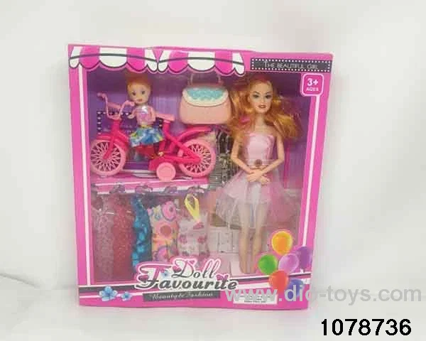 11.5 inch Barbie in window box