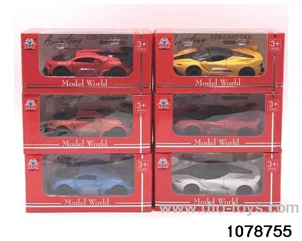 1:36 Alloy Pull Back Car in window box