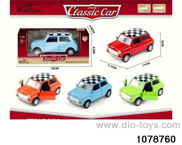 1:32 Alloy Pull Back Car in window box