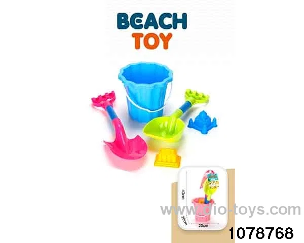 5pcs beach toy in Net bag