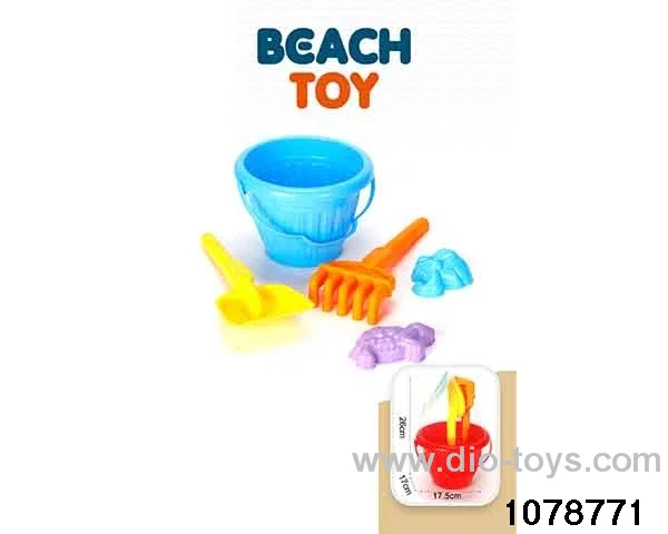 5pcs beach toy in Net bag