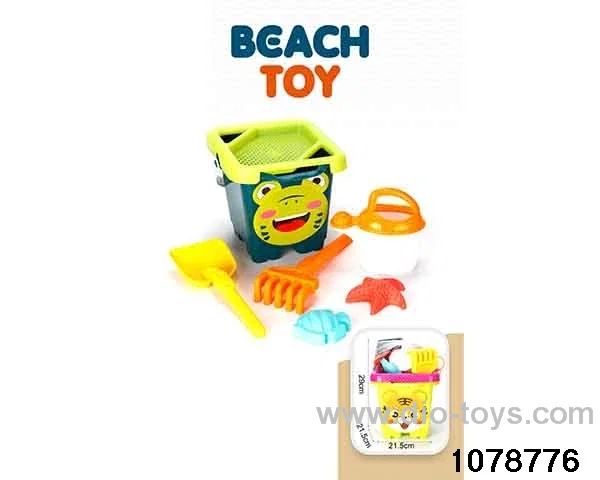 7pcs beach toy in Net bag