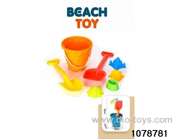 7pcs beach toy in Net bag