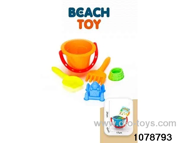 5pcs beach toy in Net bag