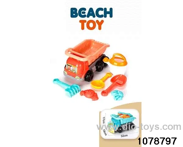 8pcs beach toy in Net bag