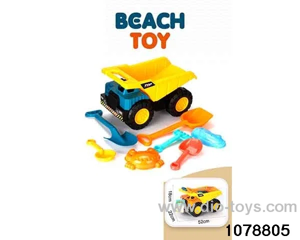 8pcs beach toy in Net bag