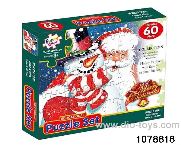 60pcs puzzle in color box