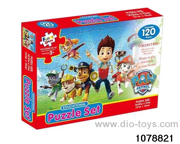 120pcs puzzle in color box