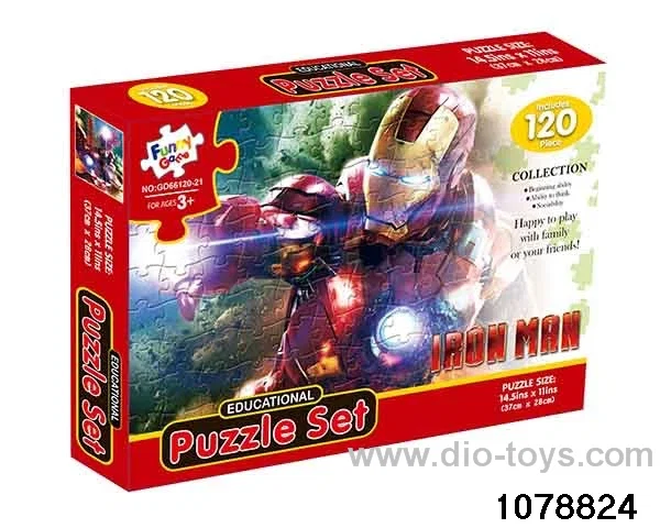 120pcs puzzle in color box