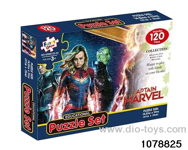 120pcs puzzle in color box