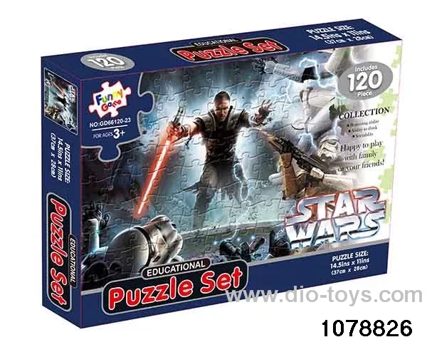 120pcs puzzle in color box