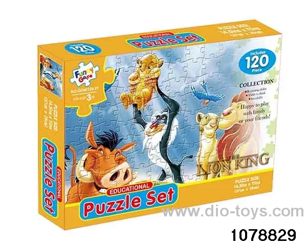 120pcs puzzle in color box