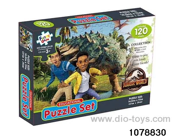 120pcs puzzle in color box