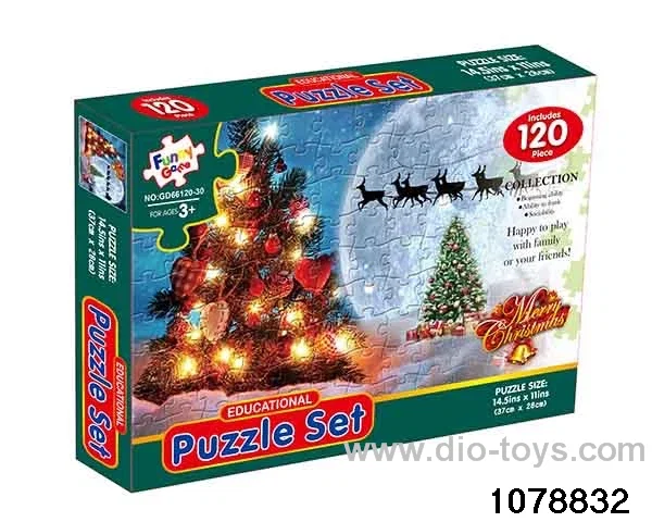 120pcs puzzle in color box
