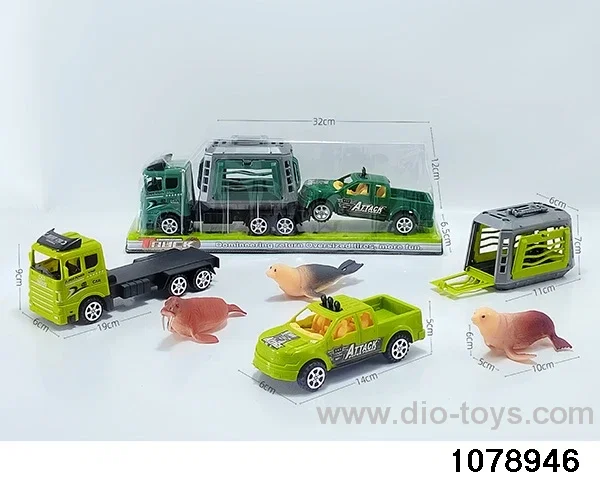 Inertia Tractor Set in PVC cover