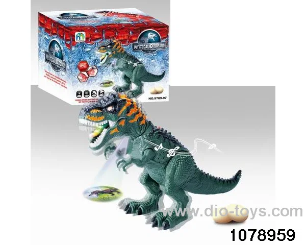 Electric Dinosaur (with sound + lights) in color box
