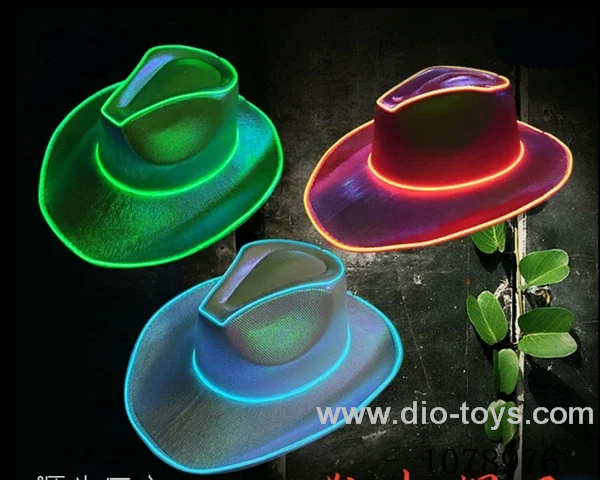 Luminous cowboy hat