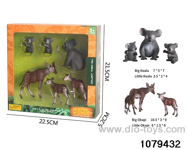 Animal Set（6pcs）in window box