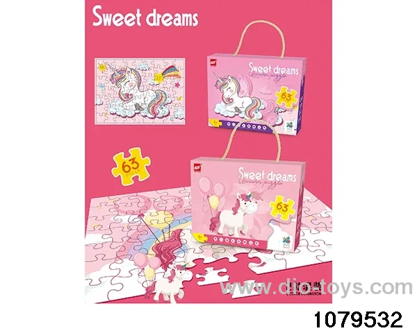 63pcs puzzle in color box