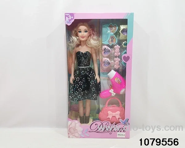18 inch barbie with ic in window box