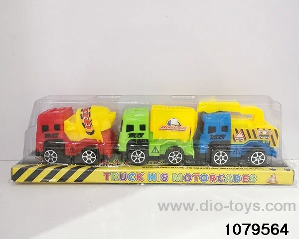 3pcs Skidding construction vehicle in PVC cover