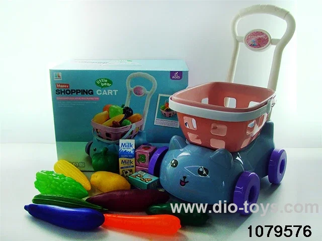 Shopping cart with 14 pcs in color box