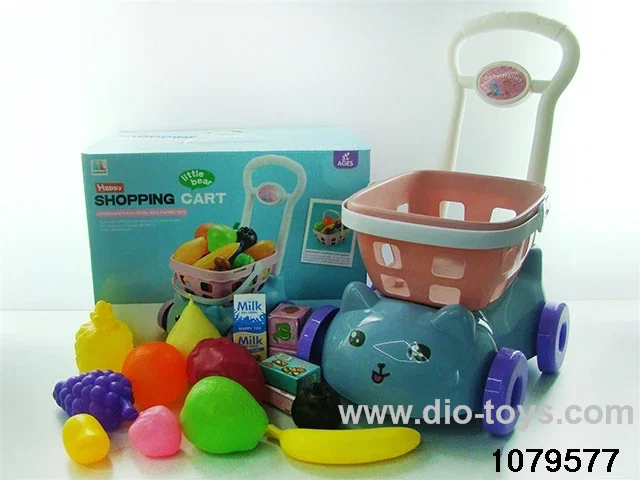 Shopping cart with 15 pcs in color box