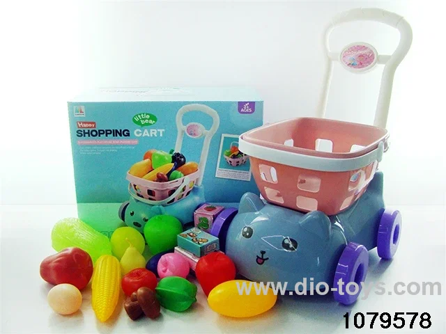 Shopping cart with 19 pcs in color box